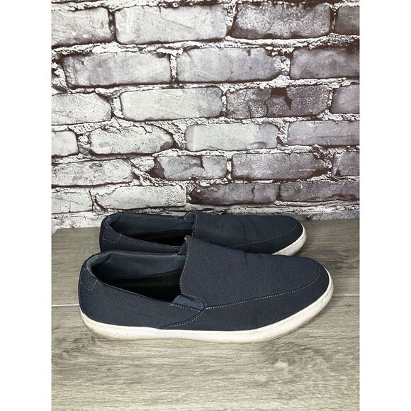Cuater Tracer Navy Blue Canvas Fabric Slip On Casual Shoes Men’s Sz 13M US/47EU - Picture 3 of 16